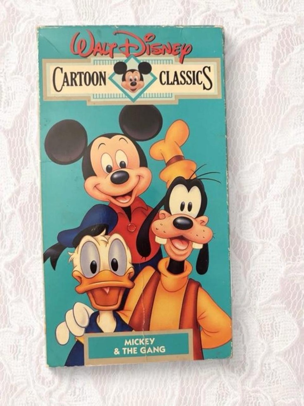 Classic Walt Disney Cartoon Classics VHS - Teal, Black, Yellow
